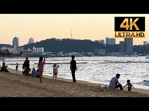 Pattaya 4K Walk 2020 Dec.EveningScene.Before 4 consecutive holidays.