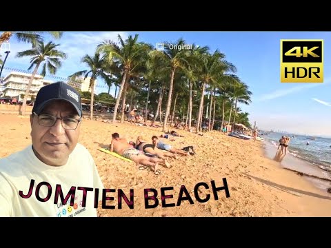 Walking Jomtien Beach || Best Beach in the World || Pattaya Thailand Tour
