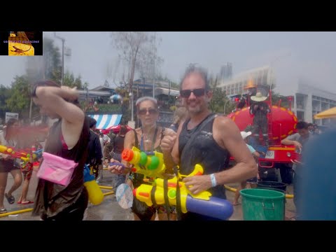 Water Festival Songkran Beach Road Pattaya Thailand April 19 2023