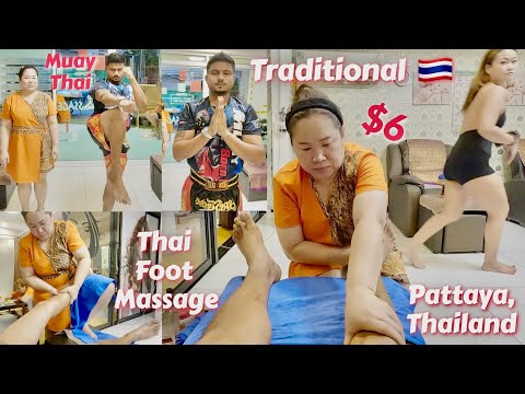ASMR | I Tried A Traditional Thai Foot Massage In Pattaya,Thailand 😱🇹🇭