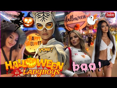 Halloween Ladyboys of Bangkok & Pattaya Thailand 2024 Nightlife Nanaplaza Sukhumvit  Travel Vlog 🇹🇭🎃