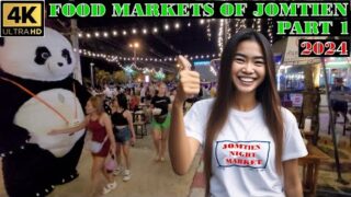 Jomtien Food Markets Part 1 Jomtien Night Market 2024 January Pattaya Thailand