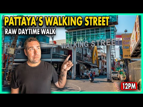 REAL Walking Street Pattaya 2025 🌅 | Before The Party Starts