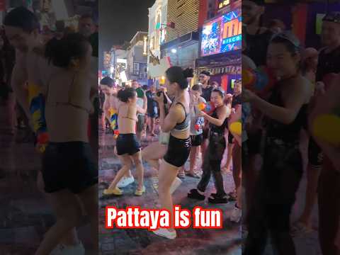 Pattaya is fun at Songkran ❤️ #shorts