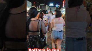 Pattaya is fun at Songkran β€οΈ #shorts