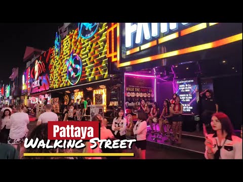🇹🇭[4K] What Happens😱on PATTAYA's Famous Walking Street at Night?