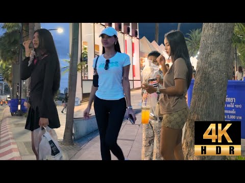 Pattaya 4K Walk Beach Road, Soi 10. Festival Beauties. Thailand 2025.