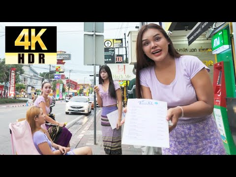 Pattaya 4K Walk Beach Road Soi 1,2,3,4. Evening Low Season. Thailand 2025.
