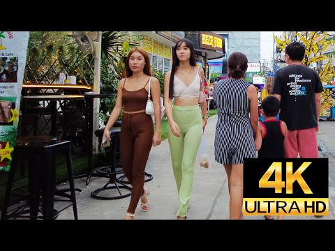 Pattaya 4K Walk LK METRO, Soi BuaKhao, TREE TOWN, Beach Road. May 2022.