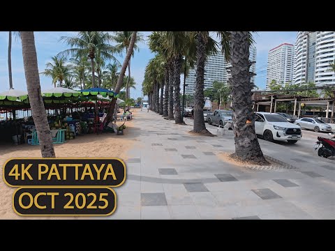 Pattaya Thailand – Walking Tour | Jomtien Beach Road | Pratamnak Soi 5 | October 2025 [4K] 🇹🇭