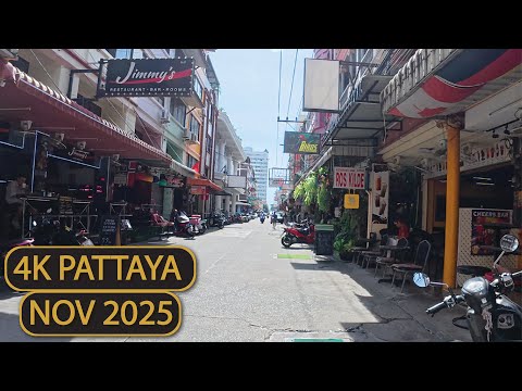 Pattaya Thailand – Walking Tour | Jomtien Soi 7 | Jomtien Beach Road | November 2025 [4K] 🇹🇭