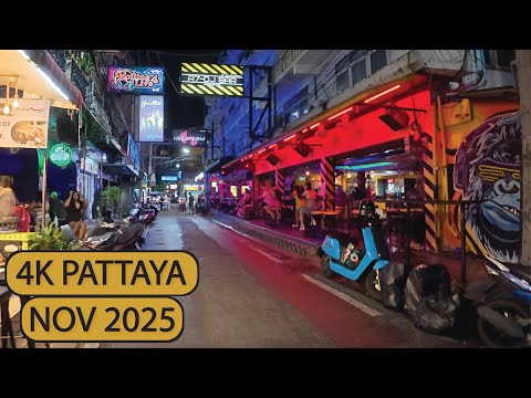 Pattaya Thailand – Walking Tour | Soi 7 | Beach Road | Evening | November 2025 [4K] 🇹🇭